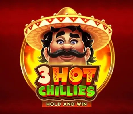 3 Hot Chillies logo – Slots by 3 Oaks Gaming at Captain Cooks